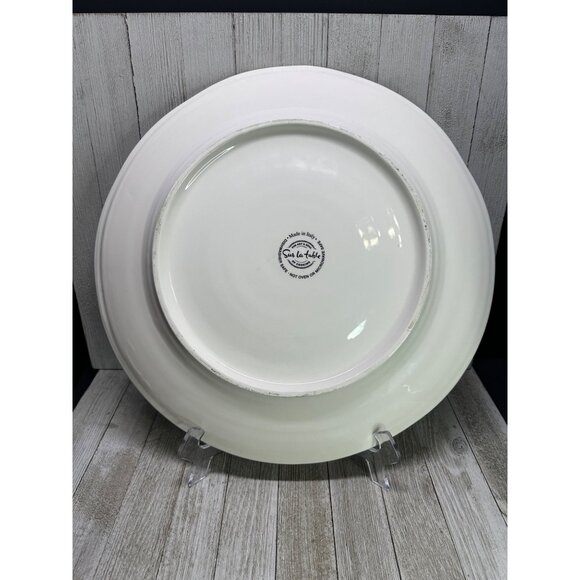 Vintage Sur La Table The Art Of Soul of Cooking Dinner Plate 15'' Made in Italy - Picture 2 of 5